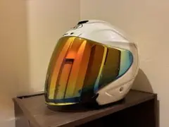 【美品・限定品】ジェイForce オープンフェイスヘルメット ホワイト J-FORCE（ショウエイ） SHOEI ジェット ヘルメット J-FORCE lV