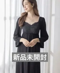 新品未開封　ツーハッチ　《ラクシアスリープ》ナイトブラワンピース 長袖マキシ丈