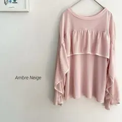 Ambre Neige前後２WAYシアーフリルトップス 18bw