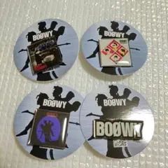 BOØWY(ボウイ) ピンズカプセル ガチャ４個セット