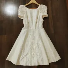 FRAY I.D パフスリーブワンピース タグ付き
