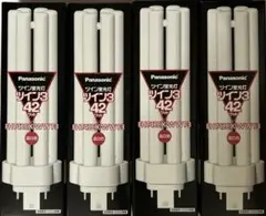 Panasonic ツイン3蛍光灯42W形FHT42EX-WWF3 4個セット