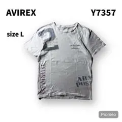 【即購入OK】AVIREX 半袖Tシャツ　サイズL ホワイト
