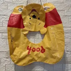 プーさん 子供用浮き輪 ロープ付き