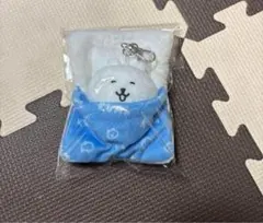 ナガノキャラクターズ　おふとんぬいぐるみリールパスケース　ナガノのくま