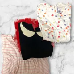 女の子　ワンピースセット 1.5歳〜２歳　プチバトー・シュタイフ他