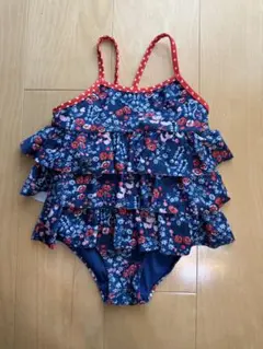 美品⭐︎next 花柄フリルワンピース水着 104センチ
