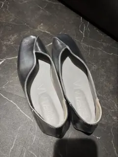 パンプス シルバー
