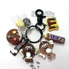 《♡brown♡brown♡♡》⭐︎じゃらじゃらキーホルダー