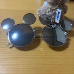 ミラーサングラス　ディズニーランド　ミッキーマウス型