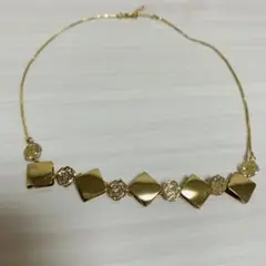 ネックレス ゴールド お花 結婚式 ドレス パーティー 可愛い アクセサリー