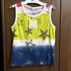 【新品】タンクトップ　星柄　キッズ　120