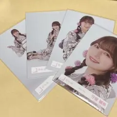 櫻坂46 守屋麗奈　生写真　2025年　浴衣　コンプ