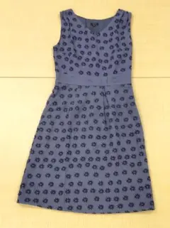 トッカ TOCCA 花柄 刺繍 ノースリーブ ワンピース M