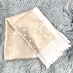 ルイヴィトン LOUIS VUITTON モノグラム シルク ストール