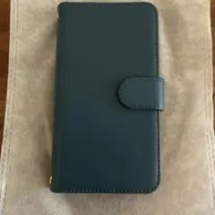 サックスブルー 手帳型ケース カードポケット付き