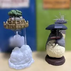 となりのトトロ 天空の城ラピュタ クリップホルダー 2点セット