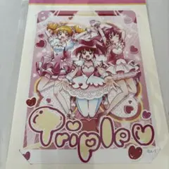 Triple♡ ラブ　めぐみ　マナ　ブロマイド