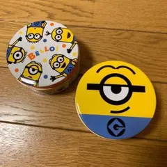 USJ　ミニオン　缶　小物入れ　２個セット