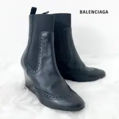 BALENCIAGA バレンシアガ レザー ショートブーツ ブーティ