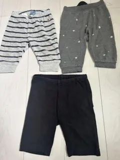 キッズベビー用カジュアルパンツ3点セット