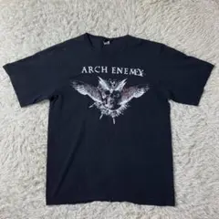 【美品】アーチエネミー　プリント　半袖　Tシャツ　ブラック　Lサイズ