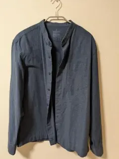 無印良品　シャツ　М　メンズ　ブルー