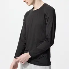 UNIQLO エアリズム　クルーネックT ブラック　3XL 新品未使用