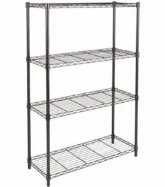 Amazonベーシック 4段スチールラック 棚 メタルラック キッチンラック