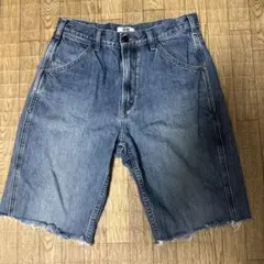 デニムハーフパンツ カットオフ