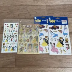 美女と野獣　シール　4枚セット