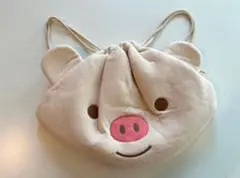 豚の顔デザイン ナップザック