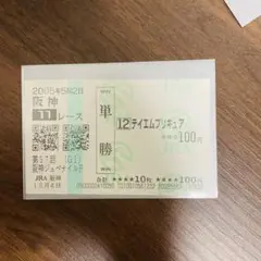 現地 単勝 馬券 テイエムプリキュア 2005年 阪神JF