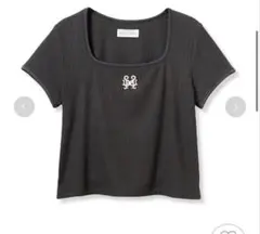 SNIDEL HOME デザインカットTシャツ グレー スナイデルホーム