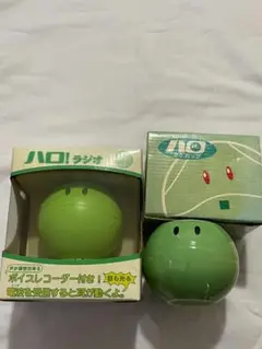 ガンダム ハロ マグカップ ラジオ セット 作動不明 未使用 箱有り 色あせ有り