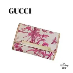 Gucci キーケース 6連 花柄