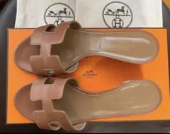 エルメス Hermes オアジス ゴールド サイズ36.5
