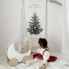 クリスマスツリー タペストリー おしゃれインテリア リビング 布製 C216