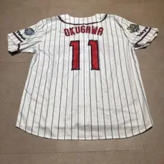 Majestic ヤクルトスワローズ　ユニフォーム　奥川恭伸　11番　応援　L