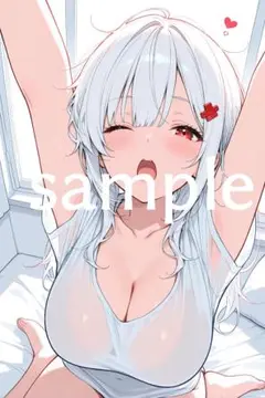 ポスター A4 AI美女Tシャツ セクシー 送料込み 高画質 Z106