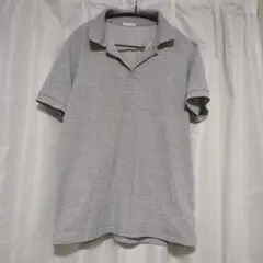 GUグレー ポロシャツ Lサイズ