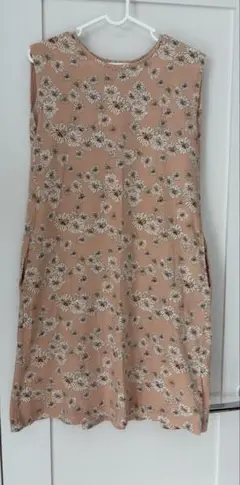 PAUL & JOE・UNIQLOコラボ　花柄ノースリーブワンピース 160