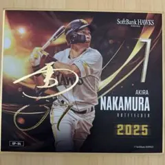 ソフトバンクホークス mini色紙 レア 中村選手
