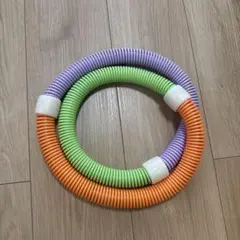 A1.ソフトスプリング フラフープ 1kg 緑、紫、オレンジ