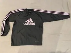 adidas 黒ピンク サッカーウェア　ジャージ CLIMAPROOF
