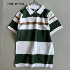 【SWEET JUNKIES】半袖ポロシャツ　綿100% オーバーサイズ（L）