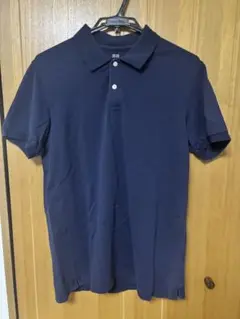 【ユニクロXL】ネイビー ドライポロシャツ