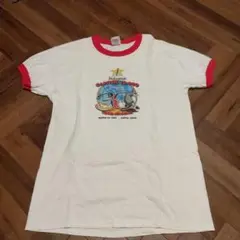 アメリカ古着　GILDAN　ギルダン　リンガーTシャツ M　丸胴　US古着