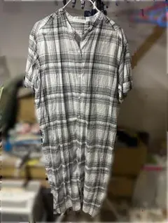 【chocolat raffine robe シャツワンピース チェック】