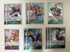 ワンピースカードゲーム　緑紫ルフィ　デッキパーツ